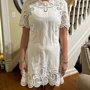 Jonathon Simkhai white mini dress